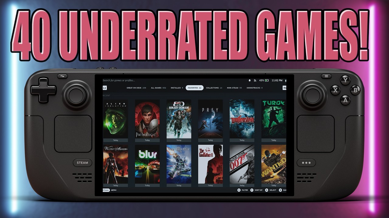 40 Underrated Hidden Gem Games on Steam Deck — Full Performance Test