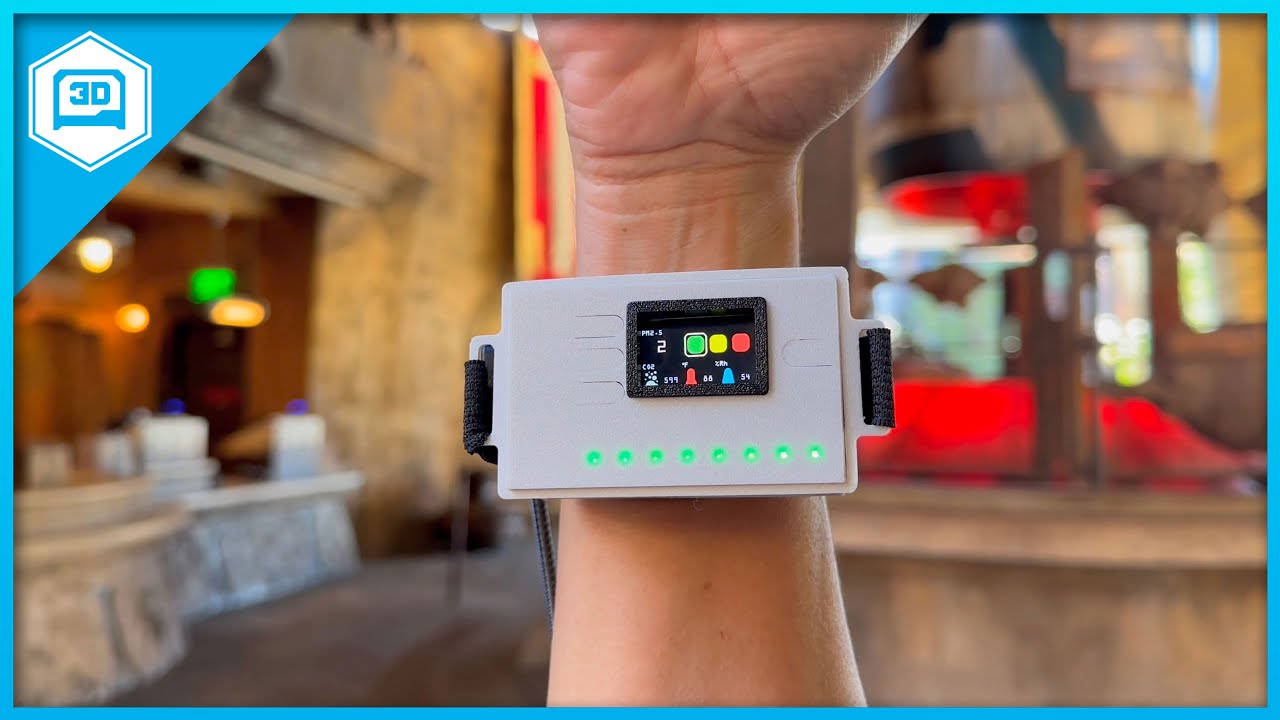 AQI Air Quality Monitor adafruit 3dprinting YouTube