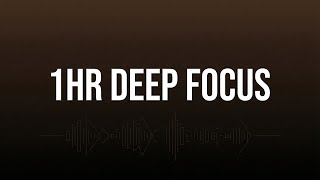 ADHD Focus Brown Noise, 1 Hour | Deep Work & Concentration