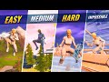 How To Master Every Type Of Side Jump - Easy To Impossible! - Fortnite Tips & Tricks