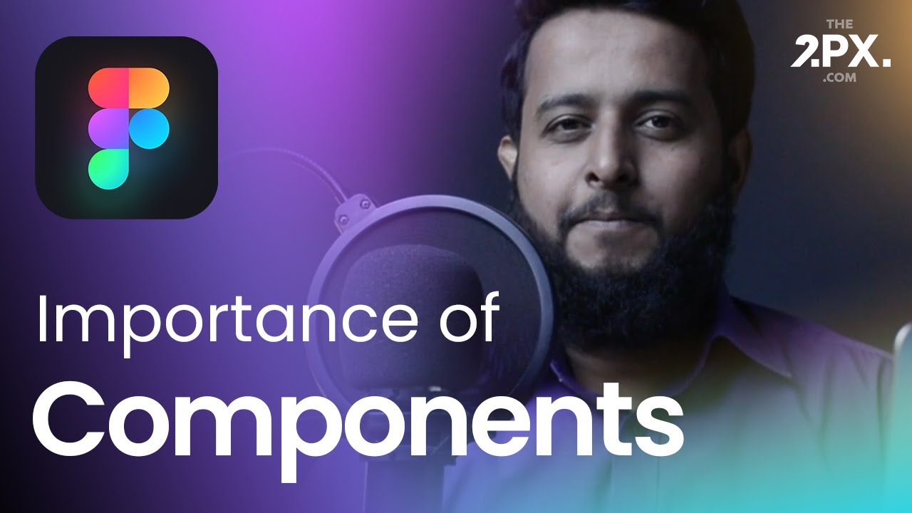 How to use and create Components in Figma. UX UI design tutorial in ...