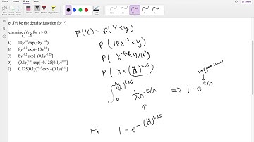 SOA Exam P Question 73 | Transformation of Variables