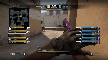 ZywOo Vitality vs. ENCE Dust 2 DreamHack Masters Malmö 2019 POV DEMO