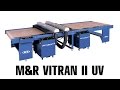 M&amp;R VITRAN II UV туннельная сушилка УФ красок и лаков трафаретной печати в шелкографии