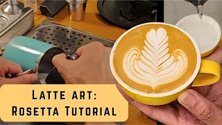 Tutorial: Latte Art Tutorial Intermediate Level Rosetta