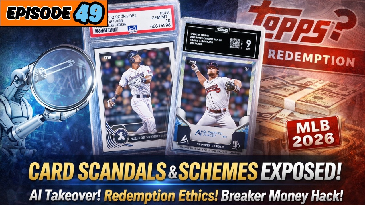 Sports Card Chaos: Grading Scandals, AI Takeover, Redemption Ethics & Breaker Hacks (MLB 2026)