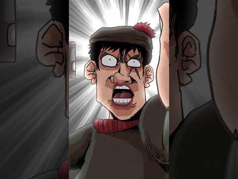 โจรดวงซวยกับร้านชำอันตรายแต มีปัญหากับไก่ข้างบ้านครับ การ์ตูน anime แต้มเซน shortvideo ไก่ คลิปตลก