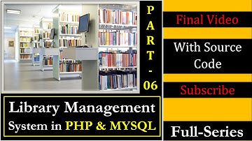 Library Management System Project In PHP And MYSQL In Hindi (Part-06)