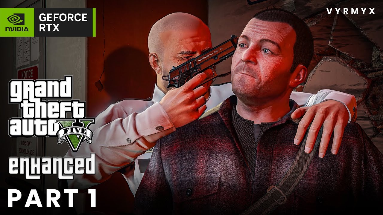 GTA 5 Enhanced Gameplay Walkthrough Part 1 | Ultra Graphics