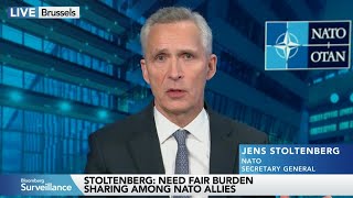 NATO's Stoltenberg: Need Fair Burden Sharing Among Allies