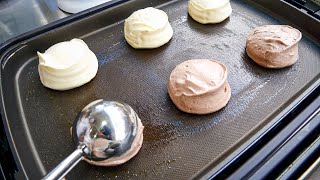 Soft & Fluffy Souffle Pancakes Chocolate & Banana In Korea Asmr