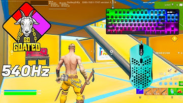 SteelSeries Apex Pro TKL ASMR 😴 3v3v3v3 Go Goated Zone Wars🏆 Satisfying Keyboard Fortnite 360 FPS 4K