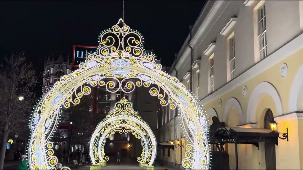 You’ve Never Seen Moscow Like This! New Year 2026 Night Lights 🎄✨