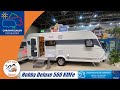 3er Etagenbett im Hobby Deluxe 560 KMFe Roomtour vom Caravan Salon 2021