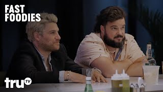 Fast Foodies - Adam Pally and Jon Gabrus First Time Making Burgers (Clip) | truTV