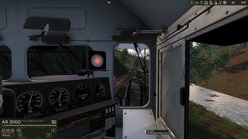 Cab View of the Railroader Map, with realistic (ish) operations. Full ride.