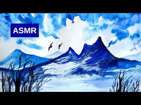 РИСУЙ ИЛИ УСНИ 😴 АСМР Цвет настроения СИНИЙ 💙