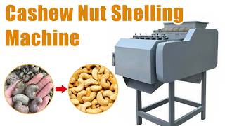 Cashew Nut Shelling Machine | Automatic Cashew Cracking Machine for Hard Shell Removing