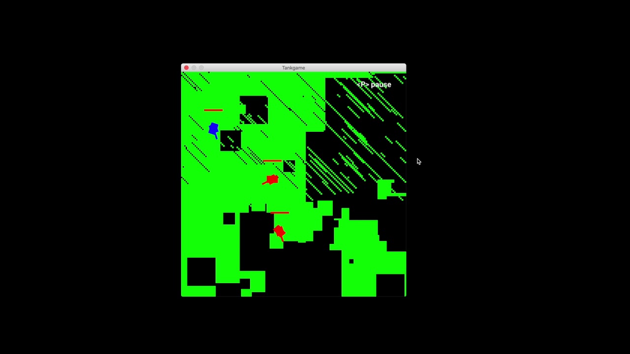 Processing Tank Game - demo - YouTube
