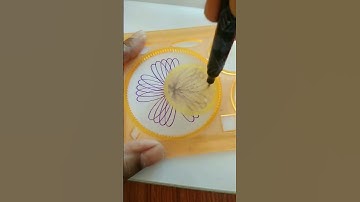 How to draw💙❤️😍#spirograph #art #short#amazing #viral #satisfying #asmr #colours #colourful