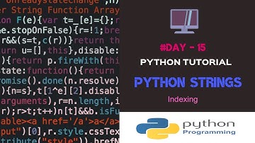 Python Tutorials| String And String Indexing in Python|Day-15|By Ashwath M Shetty