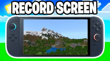 How To Record Minecraft Gameplay On Nintendo Switch! - Tutorial