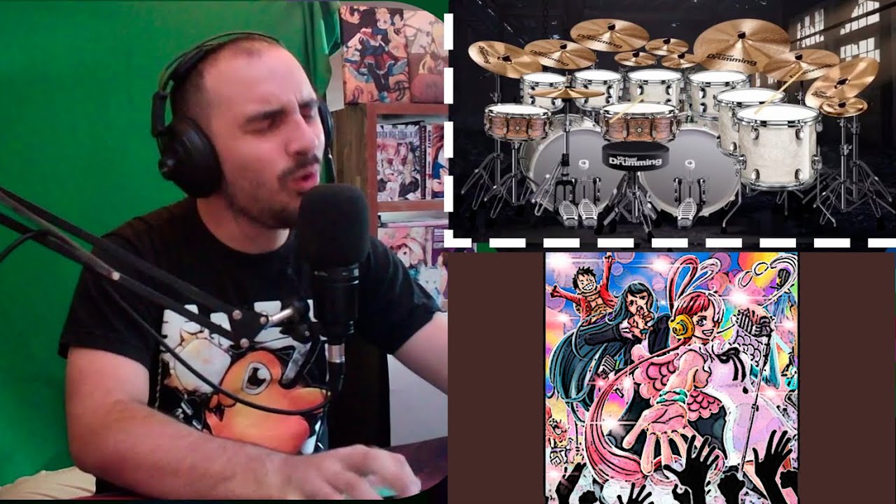 REACCIÓN+DRUMS【Ado】BINKUSUNO SAKE（UTA from ONE PIECE FILM RED） - YouTube