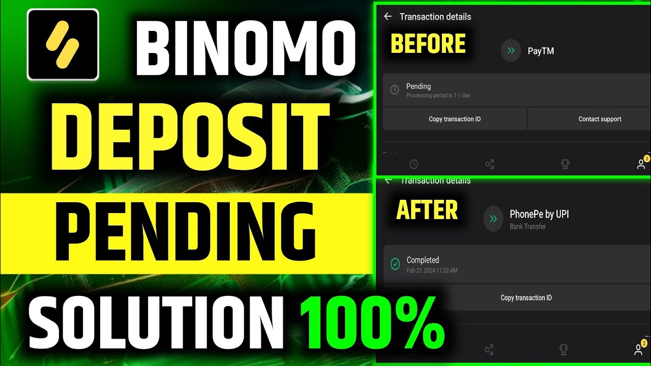 Binomo Deposit Delay 100% Solution 👍 | Binomo Deposit Solution | Binomo | 