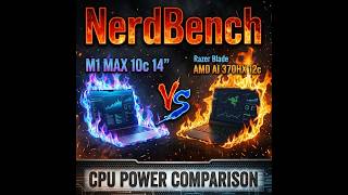 Razer Blade 16" AMD AI370HX vs MacBook M1 MAX NerdBench GPU Tester (WIP) Benchmark Test on CPU screenshot 5