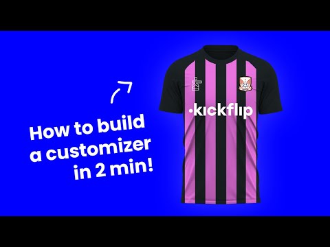 Build a Jersey Customizer in Just 2 Minutes with Kickflip - video from Kickflip