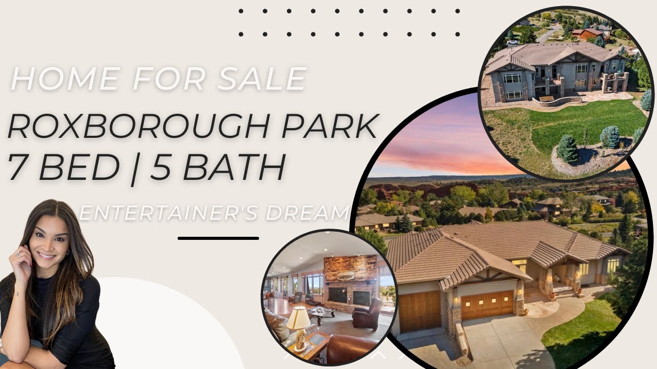 Roxborough Park Neighborhood Luxury House Tour 7 Bed 5 Bath 6638 SF