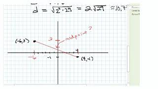 Midpoint Formula Part 1 Midpoint of Line Segment in the xy-coordinate system