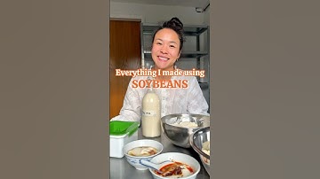 I Made Silken Tofu, Soy Milk, Yoghurt & Okara Cookies From Just Soybeans | From Scratch Cooking