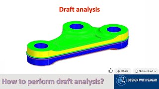 How to Perform Draft Analysis in NX | Siemens NX Mold Design Tutorial #designwithsagar #nxcad
