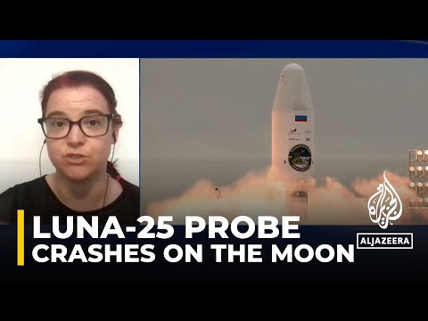Russia’s Luna-25 probe crashes on the moon