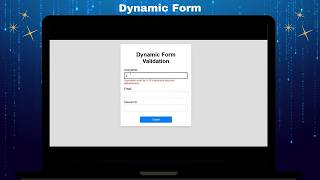 Dynamic Form Validation in JavaScript: Real-Time Input Made Simple 💻