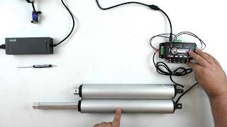 Controlling Multiple Linear Actuators from a Single Controller