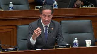 Raskin Questions FBI Director Wray on Incomplete Reporting of Hate Crimes