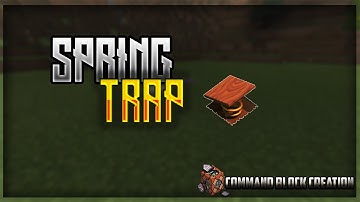 Minecraft: How To Make A Spring Trap (win 10, pocket edi.)