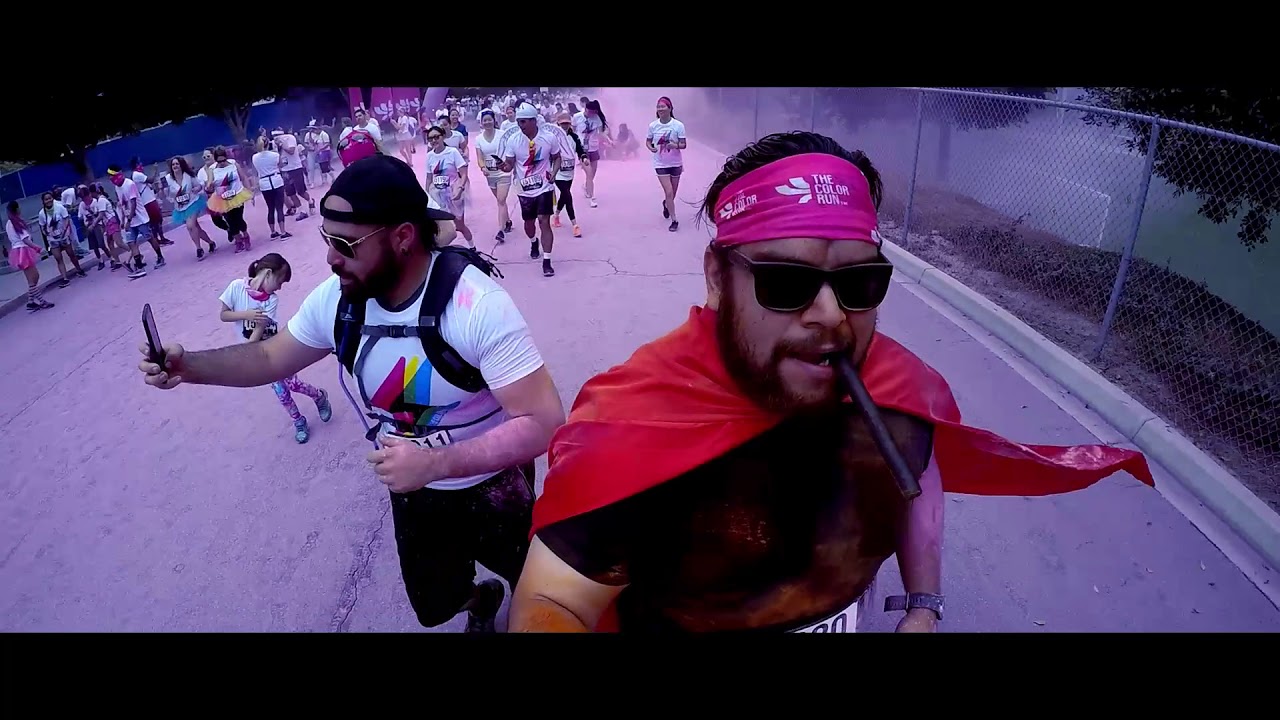 Carlos & Bryan visit Color Run 2018 in Carson, CA - YouTube