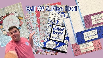 Kell of a Plan NEW Undated Release Haul | Sticker Book, Covers & Extension Packs
