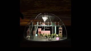 Igloo Dome With Electric Curtain