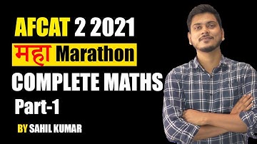 LIVE MATHS MARATHON CLASS for AFCAT 2 2021 Exam | AFCAT 2 2021 Preparation