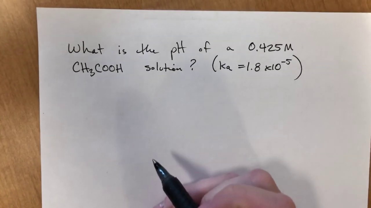 Tonton pH of weak acid (no quadratic) di YouTube Tonton pH of weak acid (no quadratic) di YouTube