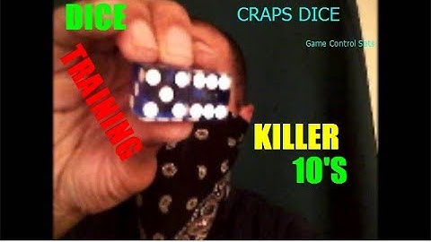 Craps Dice Game Control Sets