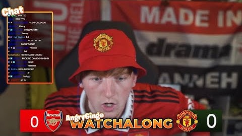 Angry Ginge and Mark Goldbridge React to Man United Vs Arsenal