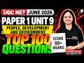 UGC NET Paper 1 | People Development & Environment UGC NET 100 one Liner Questions | by Anshika