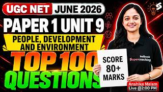 UGC NET Paper 1 | People Development &amp; Environment UGC NET | PDE UGC NET Paper 1 Question by Anshika