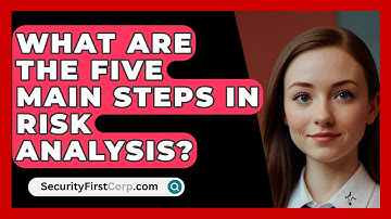 What Are The Five Main Steps In Risk Analysis? - SecurityFirstCorp.com