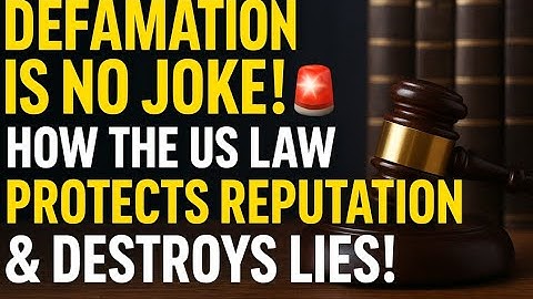 🎯 “LASTER IS GEEN GRAP! 🚨 Hoe de AMERIKAANSE WET reputatie beschermt en LEUGENS vernietigt!”